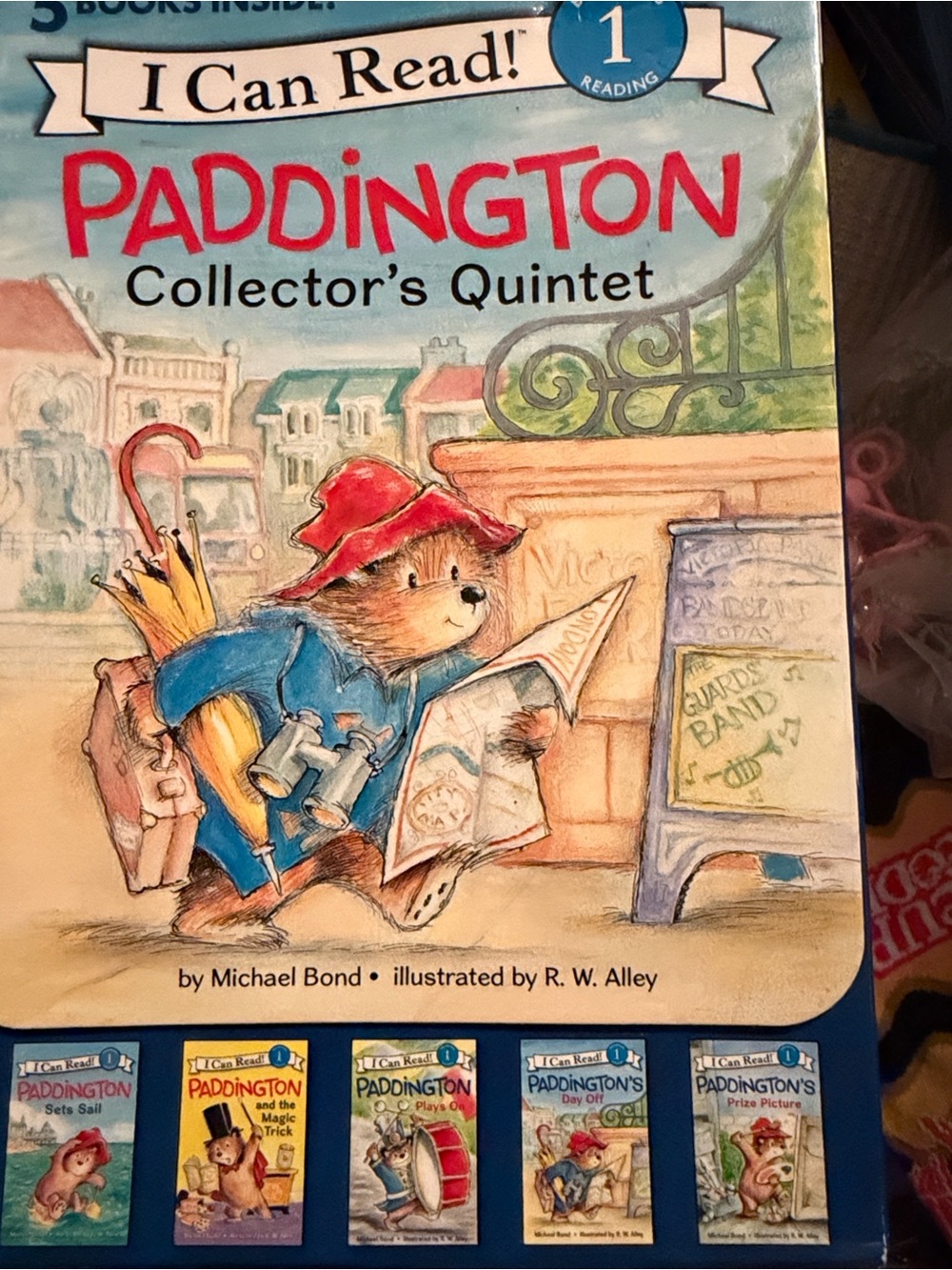 Paddington Collector's Quintet Hardcover Set - Red & Blue
